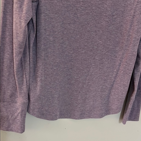 GAP Ribbed Henley Shirt in Purple - Picture 8 of 8